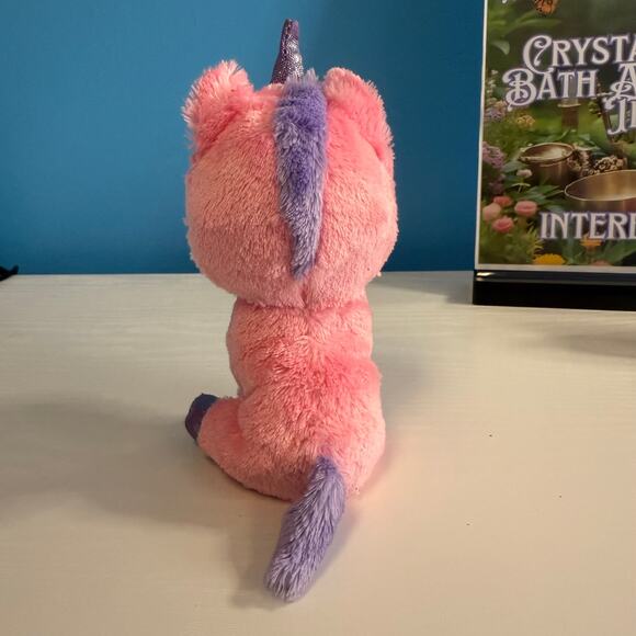Ty Beanie Boo Magic Pink Unicorn Plush 6” EUC - Picture 3 of 5